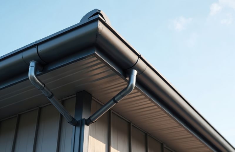 Commercial Gutter Service detail